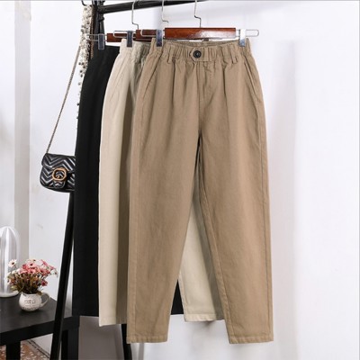 Women Trousers loose pants seluar vintage perempuan baggy pants