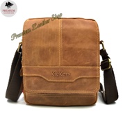 Bag Sling Messenger Shoulder Crossbody Men Brown Beg Silang