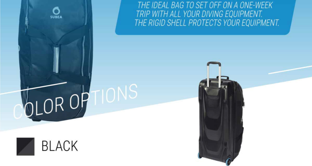 Decathlon Scuba Diving Travel Bag SCD with Roller - Subea (90L)